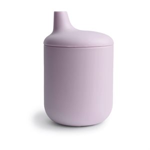 Mushie Silicone Sippy Cup - Soft Lilac